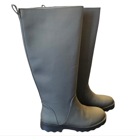 Aerosoles Slalom Olive Tall Faux Leather Womens Boots NEW - Picture 8 of 8